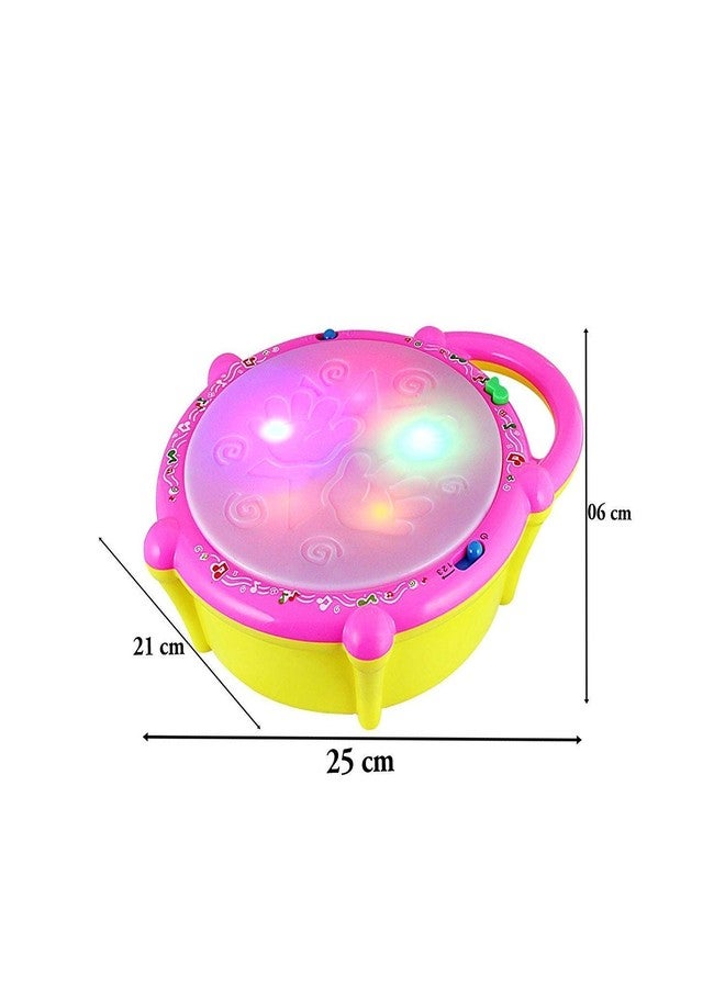 BabyBaba Free Playing Boll with Kids Musical Flash Drum with Sticks and 3D Lights - Image 5